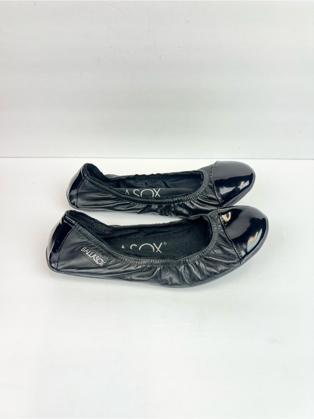 Ballasox Ballet Flats Black Patent-Toe Ballet Size 9